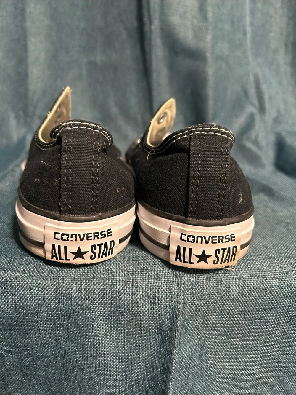 Converse Chuck Taylor All Star Low Top Black White Men's 8Women's 10 - Picture 6 of 6